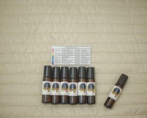 Set of 7 chakra oils