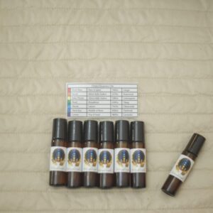 Set of 7 chakra oils